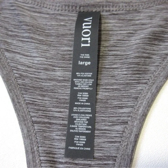 NWT Vuori Lux Jumpsuit Romper Sz L in Clay Heather - Picture 5 of 6